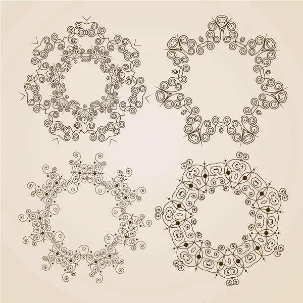 süs rozet veya kar taneleri