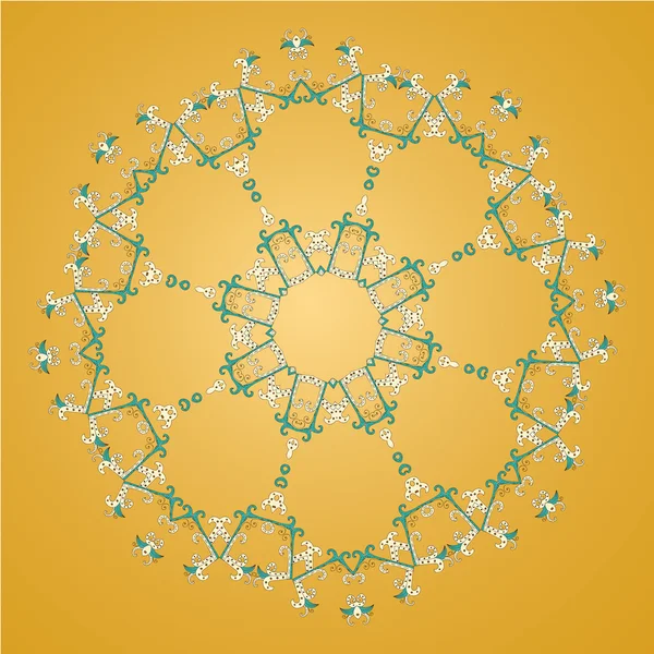 süs rozet veya kar tanesi