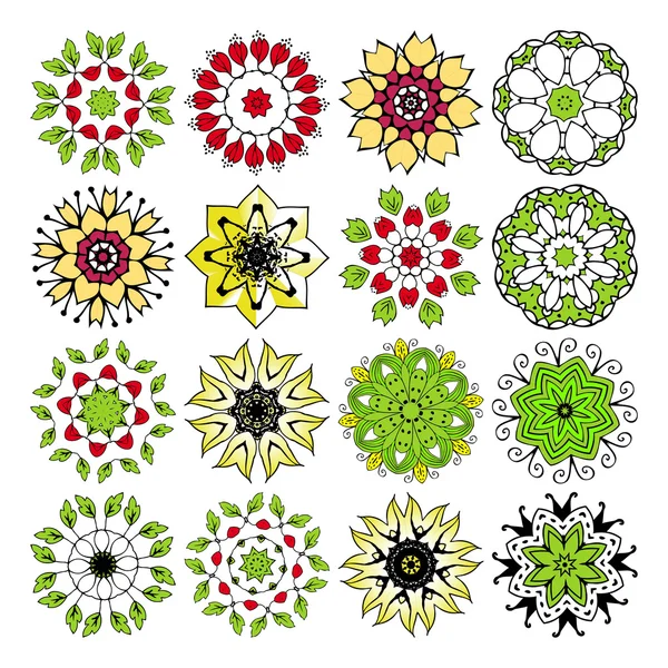 rozet ve mandala seti.