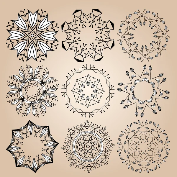 süs rozet veya kar taneleri