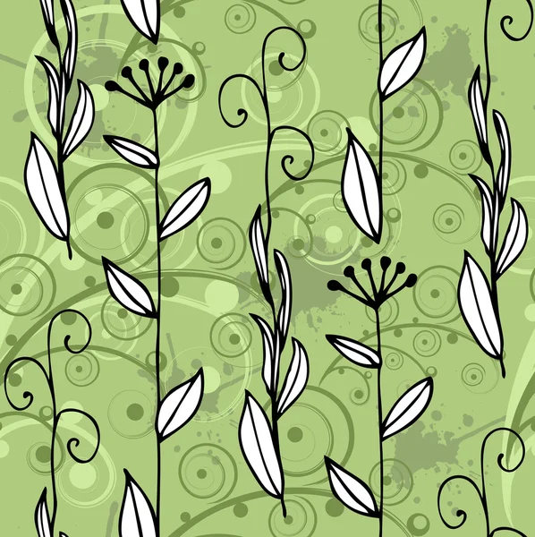 Floral background with  flowers — Stock Vector
