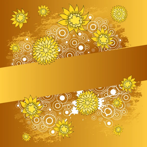 Floral abstract background — Stock Vector