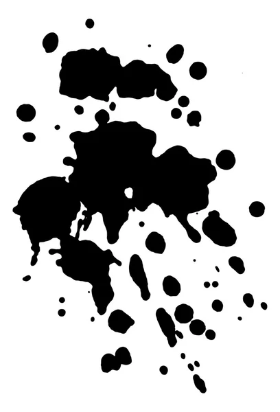 Blots and ink splashes — Stock Vector