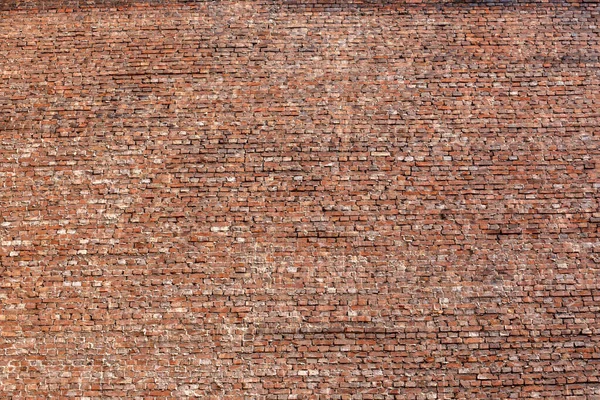 Alte rote Backsteinmauer Hintergrund — Stockfoto