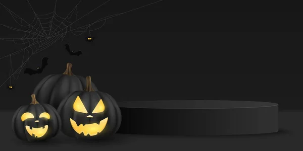 Vetor Halloween Cena Mínima Para Exibir Seu Produto Vetor Emocional — Vetor de Stock