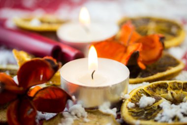 Noel çay ışık mum