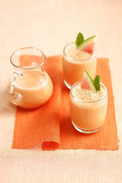 Gazpacho Peperoni Angurie — Foto Stock