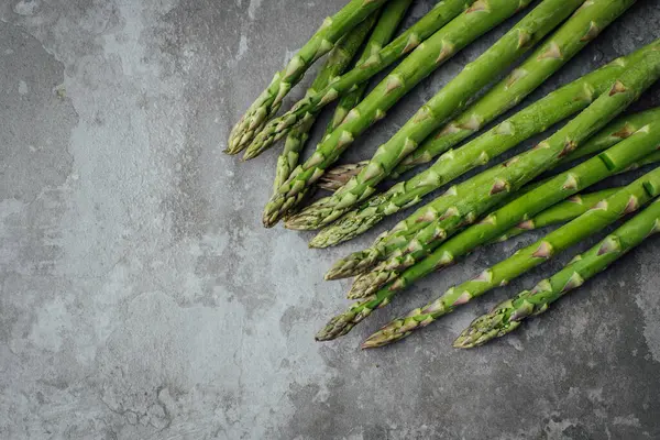 Green Asparagus Cement Background — Foto Stock