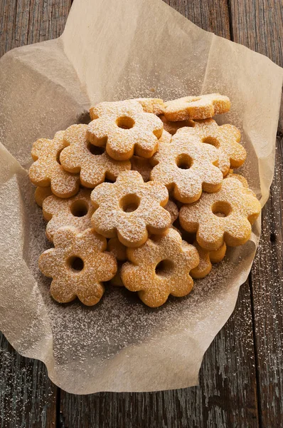 Italian Canastrelli Biscuits Top View — Stock Photo, Image