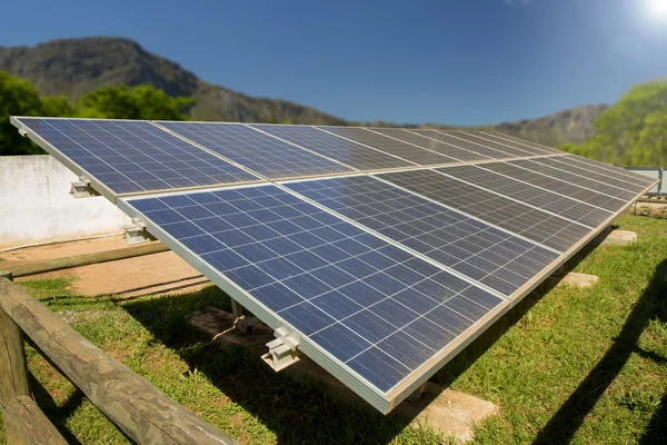 Energia solar na África do Sul — Fotografia de Stock