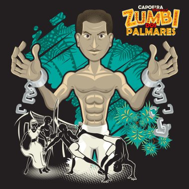 Capoeira kahramanlar Zumbi Dos Palmares