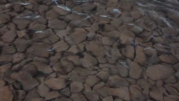 水底石质背景 慢动作120 Fps — 图库视频影像