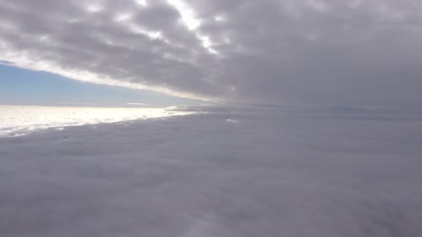 Flug Über Den Wolken — Stockvideo