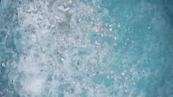 Капли Воды Замедленной Съемке 120 Кадров Секунду — стоковое видео