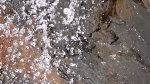 Капли Воды Замедленной Съемке 250 Кадров Секунду — стоковое видео