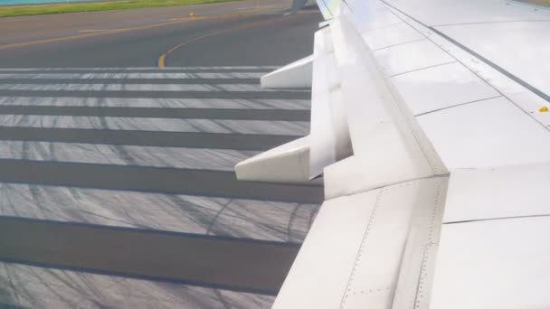 Pontos Avião Aeroporto Honolulu Câmera Lenta 60Fps — Vídeo de Stock