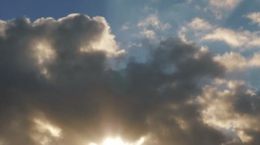 Fırtınalı bulutların hızı 4K 'da