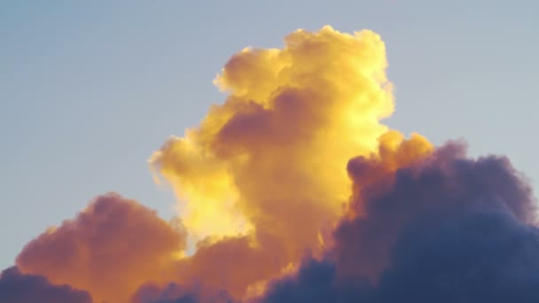 Πολύχρωμο Cloudscape Αλλαγή Στο Βίντεο Time Lapse — Αρχείο Βίντεο