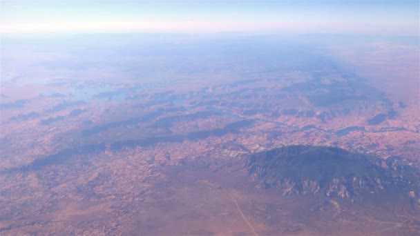 Bilinmeyen Bir Gezegenin Üzerinde Uçuş — Stok video