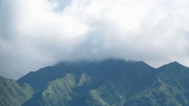 Час Прориву Хмар Над Гавайськими Горами — стокове відео