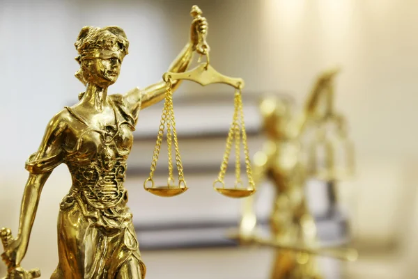 Statue of Lady Justice (Justitia) — Stock Photo, Image