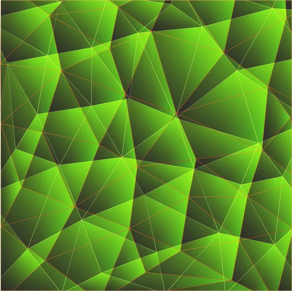 Triángulo verde 03 — Vector de stock