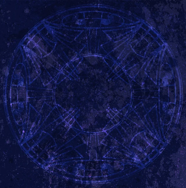 Темно-синий круглый 02 — стоковый вектор