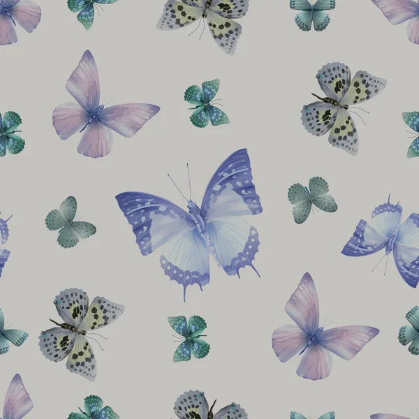 Schmetterling 08 grau — Stockvektor