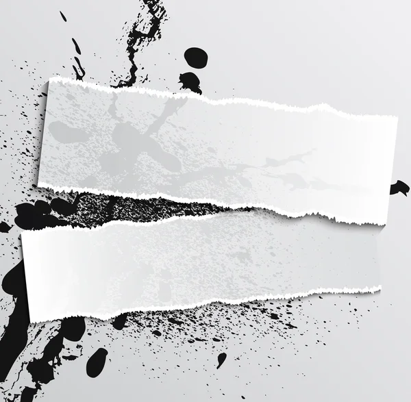 Leke ve kağıt white02 — Stok Vektör