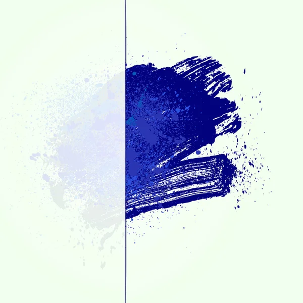 Blot brush 03 azul — Vector de stock