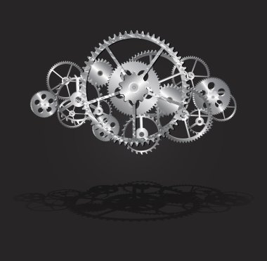 Gears'ı saat 01 siyah