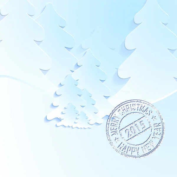Terrain de Noël 2015 — Image vectorielle
