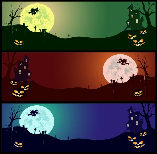 Carte Halloween — Image vectorielle