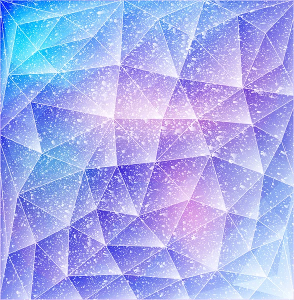Modrý trojúhelník 07color — Stockový vektor