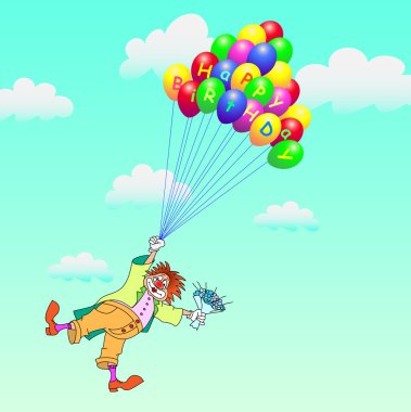 doğum günü clown07