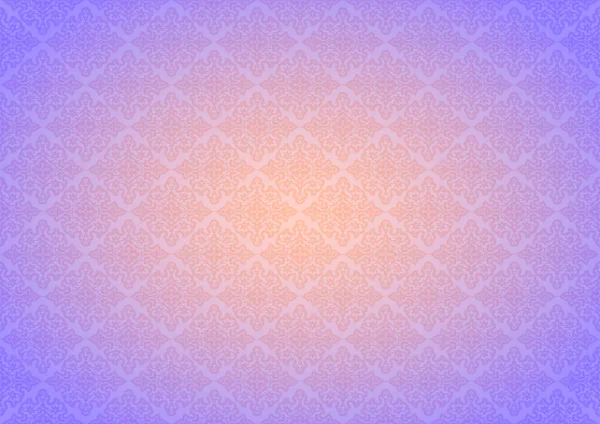 Восточный Винтажный Фон Индо Персидскими Орнаментами Роскошные Обои Светло Лилового — стоковый вектор