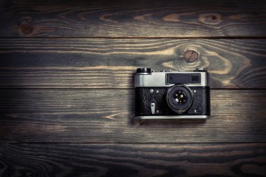 Retro film fotoğraf makinesi