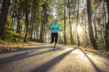 Eylem açık havada Runner