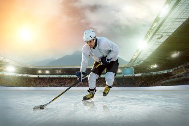 on Ice buz hokeyi oyuncusu