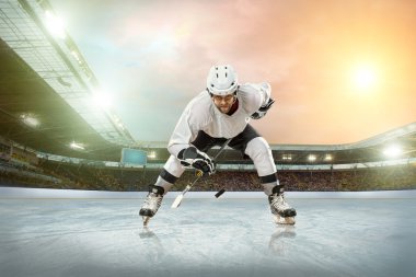 on Ice buz hokeyi oyuncusu