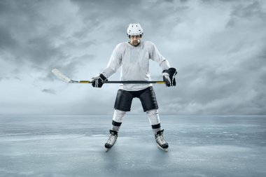 on Ice buz hokeyi oyuncusu