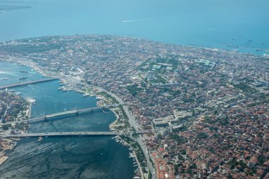 uçak görünümünden Cityscape