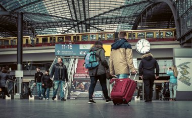 Ana tren stantion Berlin'de