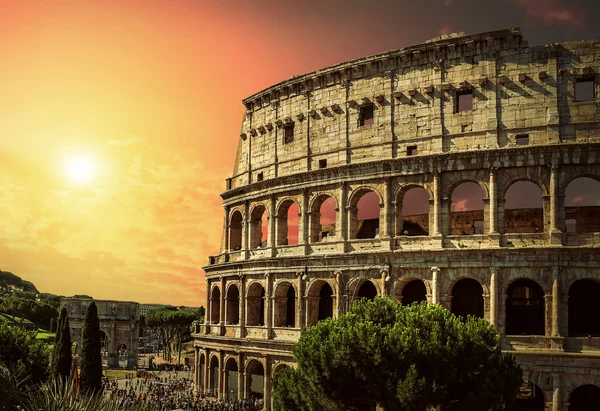 Место для путешествий - Римский Колизей . — стоковое фото