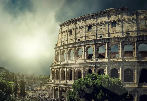 Coliseu romano na Itália — Fotografia de Stock