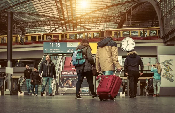Principale stazione dei treni a Berlino — Foto Stock