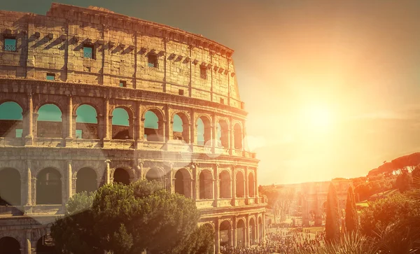 popular travel place  - Roman Coliseum.