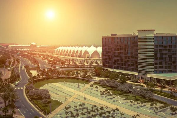 Vista sobre Abu Dhabi — Fotografia de Stock