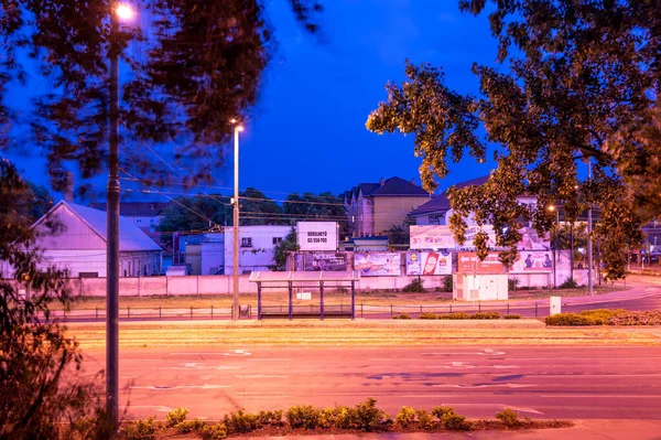 Szeged Ungheria Giugno 2021 Vista Sul Traffico Sul Tram Szeged — Foto Stock