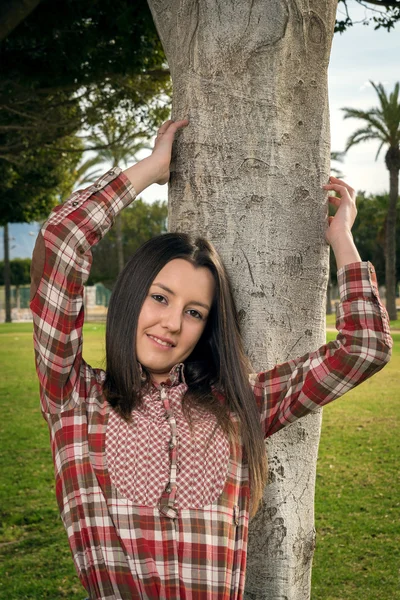 Das schöne Mädchen — Stockfoto